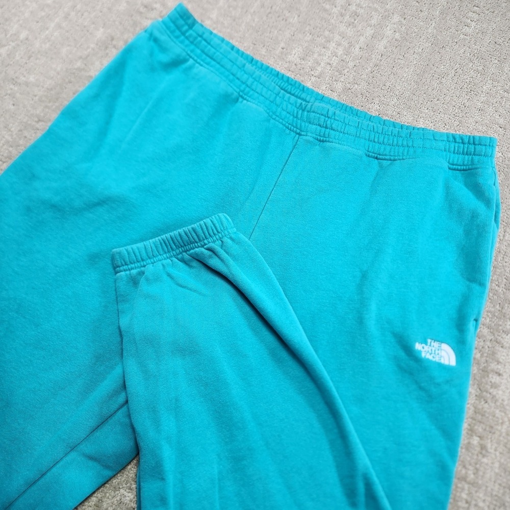 The North Face Sweatpants Men XL Half Dome Joggers Cotton Fleece Blue